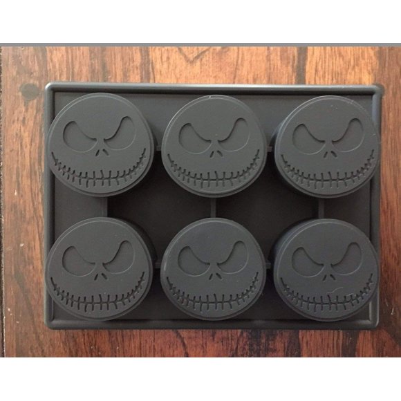 EMES Jack Skellington Nightmare Before Christmas Silicone Pan Candy Chocolate Mold Ice Tray