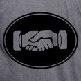 thumbnail image 3 of CafePress - Psi Upsilon Handshake T Shirt - Mens Tri-blend T-Shirt, 3 of 4