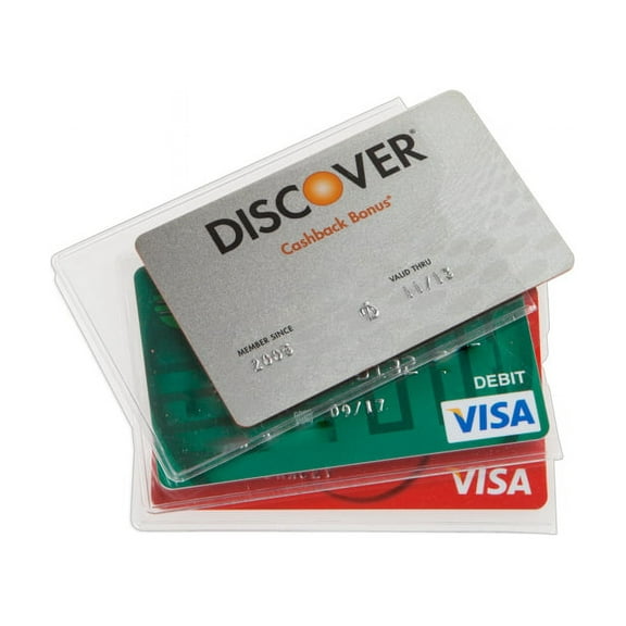 Clear Vinyl ATM Jacket - Credit/Debit Card Protector - Card Sleeve 250/box