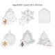 thumbnail image 4 of Toystoory Molde de silicona Estilo navideño Aromaterapia Die Hecho a mano Manual Molde de cera de yeso Suministros de tienda Copo de nieve 4 Type1 NO1, 4 of 6