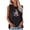 Black, variant on Women's American Flag Print Sleeveless Tunic - V-Neck Casual Top, Flowy for Beach & Patriotic Gatherings