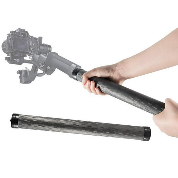 Carbon Fiber Extension Monopod Pole for Ronin S/SC, Extendable Rod Handheld  14.2 inch Gimbal Handle Grip 