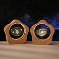 thumbnail image 3 of Oceanic Stargazing Crystal Ball with Wooden Light Base, 3D Laser Etched Glass Sphere Decorative Balls Paperweight Gift(60mm), 3 of 5