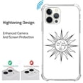 thumbnail image 4 of Sun and Moon Case Compatible with iPhone 13 Pro Max,Unique Trendy Design TPU Bumper Cover Case, 4 of 5