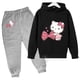 thumbnail image 3 of Conjunto de ropa infantil con dibujos animados de Hello Kitty para otoño e invierno, traje deportivo de ocio para niñas pequeñas, 3 of 5