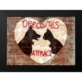 thumbnail image 2 of Masterfunk Collective 24x18 Black Modern Framed Museum Art Print Titled - Opposites attract, 2 of 5