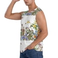 thumbnail image 3 of Gaeub Herbs and Wildflowers Men's Sleeveless Muscle Shirts Workout Tank Tops, Odor Protection and Comfortable - X-Large, 3 of 8