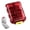 Red, variant on Foldable Travel Storage Box, 10 Compartment Portable Travel Storage Box, Pocket Small Storage Box, Wallet.