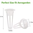 thumbnail image 4 of Grow Baskets Replacement Fit Aerogarden,Seed Pods Baskets Compatible with Grow Sponges and Domes,Plant Growing Containers for Hydroponic Growing System,50 Pack Flower Shape, 4 of 9
