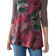 thumbnail image 4 of FASHIONWT Women Plus Size Printed Long Sleeve Round Neck Back To The Basics T-shirt Top, 4 of 4