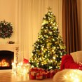 thumbnail image 5 of Gymax 7.5 ft Pre-Lit Christmas Tree Artificial Xmas Tree w/ 140pcs Ornaments, 5 of 10