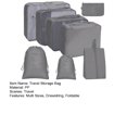 thumbnail image 4 of CSChome Travel Storage Bag Foldable Suitcase Organizer 8Pcs/Set Multi Sizes Travel Organizer Drawstring Wash Travel Clothes Storage Travel, 4 of 6