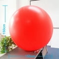 thumbnail image 5 of 72 inch Huge Jumbo Balloons Giant Latex Party Performance Decor Balloon Red, 5 of 7