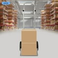 thumbnail image 4 of Miumaeov Folding Hand Truck 400/500 Lbs Dolly Cart Heavy Duty Steel Hand Cart with Telescoping Handle Foldable Rolling Hand Truck with Wheels for Warehouse Supermarket, 4 of 8