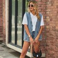 thumbnail image 5 of Zoeecloth Womens Vest Denim Jacket Summer Sleeveless Casual Waistcoat for Female S-XXXL, 5 of 9