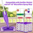 thumbnail image 4 of ILAVCLEAN 7 Pcs Reusable Mop Pads for SwifferWet Jet Refills, Replacement Dry Wet Mopping Pads Floor Cleaning for All Kinds of Floor Surface, 4 of 7