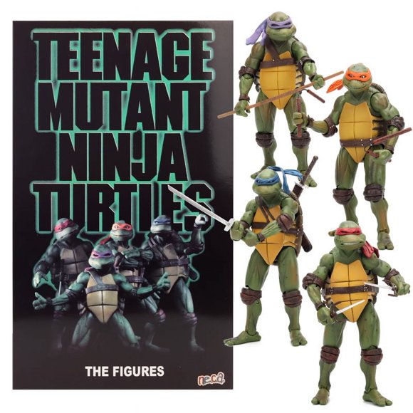 NECA 4pcs Mutant s Action Figure Edition Movable Movies Model Turtle Ninja Anime Kids For Toy Doll Gift