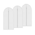 thumbnail image 1 of Clean Moth Proof Garment Bags Breathable Clear Full Zipper Bags for Clothes Storage, 1 of 7