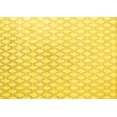 thumbnail image 1 of Ahgly Company Indoor Rectangle Trellis Yellow Contemporary Area Rugs, 8' x 10', 1 of 4