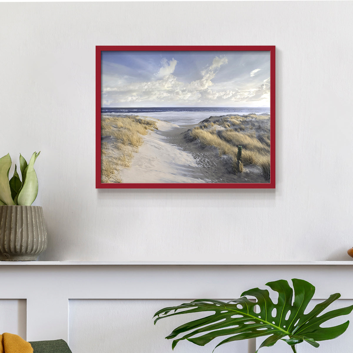 Aisle Marker by Mike Calascibetta - Restickable Framed Giclée Print