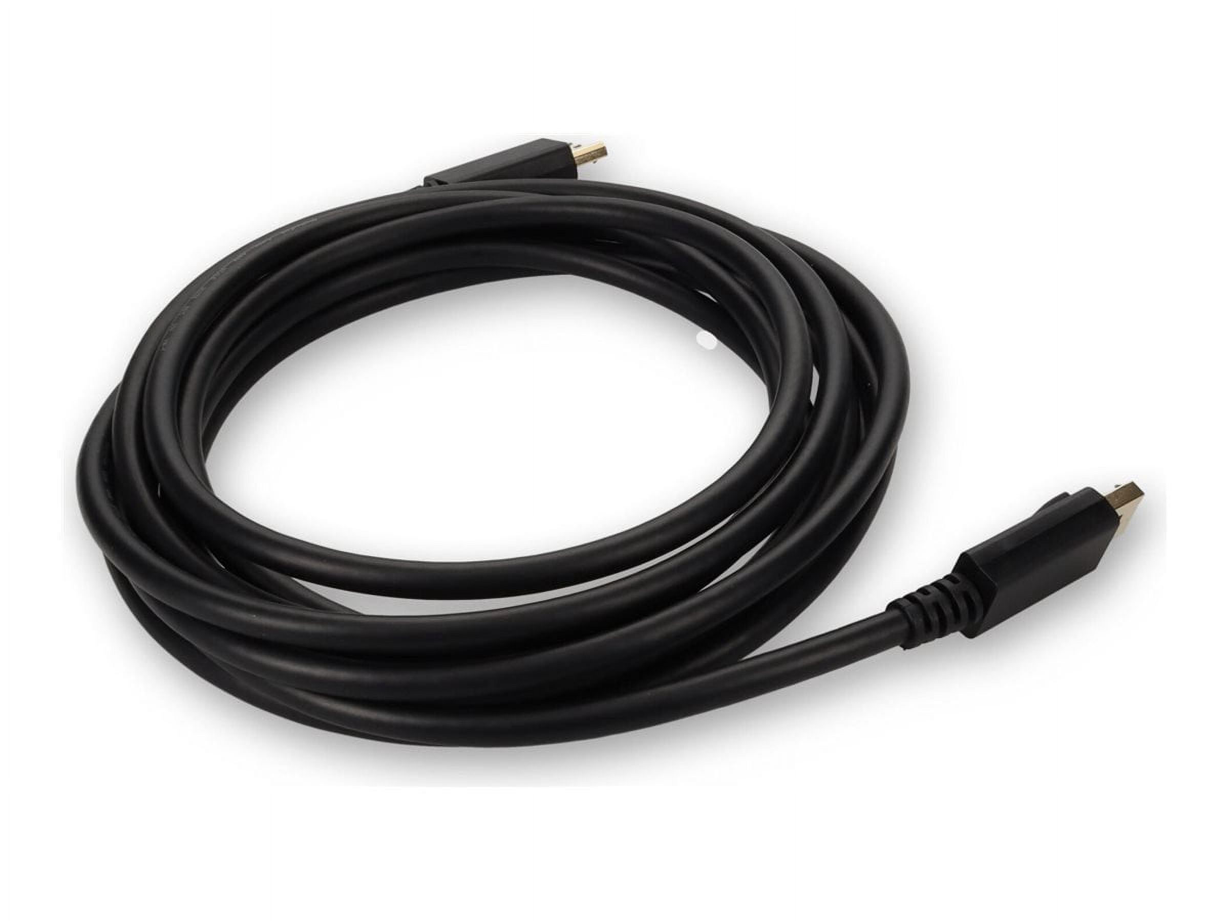 AddOn 15ft DisplayPort Male 1.4 to DisplayPort 1.4 Male Black Adapter Cable 8K 60Hz