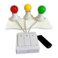 thumbnail image 3 of Accesorios sensoriales concurridos Accesorios Interruptor educativo Juego de cognición de luz Toy sensorial para 3 4 5 6 años Niños para niños Niños Tricolor, 3 of 8