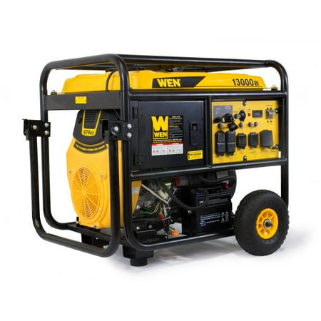 WEN 13000W Portable Standby Generator with Wheel Kit and Electric Start, CARB Compliant