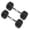 10 lbs Pair, variant on Rubber Coated Hex Dumbbells Hand Weights for Exercises and Fitness Home Gym, 5-50 lbs, Pairs