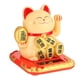 thumbnail image 2 of Gato chino de la suerte Riqueza agitando la mano Fortuna Bienvenida Artesanía (Amarillo), 2 of 5
