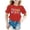 1-Red337, variant on Byoo Tween Girl's T-Shirt Back To School Letter Graphic Short-Sleeve O-Neck Tee Top Summer Soft T Shirt