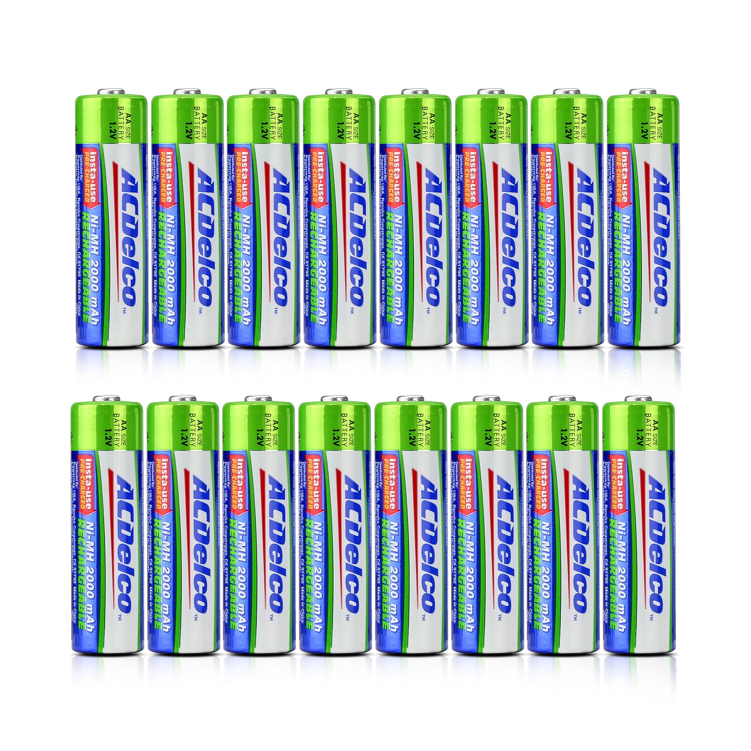 ACDelco Rechargeable AA Batteries NiMH, 16Count