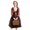 Orange, variant on KAUOD Girls 3pc Dress Vest Hairband 𝗢ktoberfest Outfits Teen Kids Retro Traditional Dirndl Dresses Long Sleeve Cute Clothes