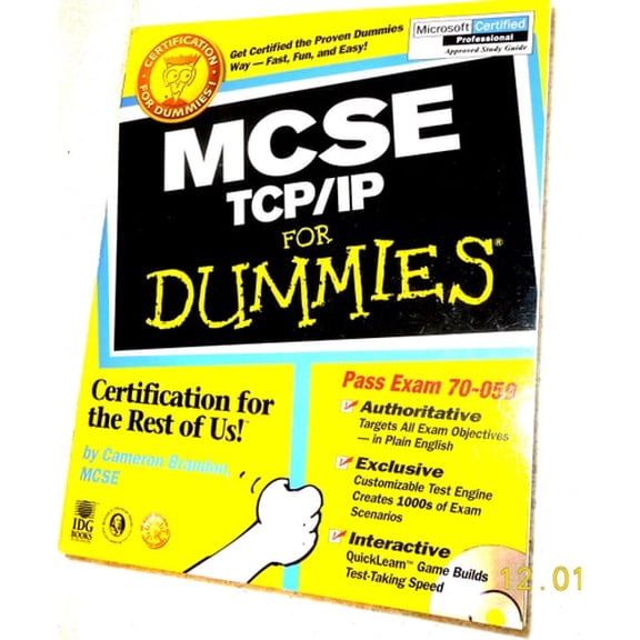 Pre-Owned MCSE TCP/IP for Dummies (Audiobook) 9780764504044