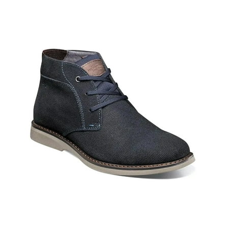 

Men s Nunn Bush Otto Plain Toe Chukka Boot Dress Shoes Navy 84987-410