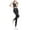 Black, variant on Hpapadks Work Out Sets Gym for Women 2 Piece Quick Dry Solid Tracksuit Yoga Sports Bra High Waist Stretch Leggings Pants Set Yoga Outfits for Women Black L