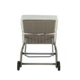 thumbnail image 4 of ACME Salena Patio Sun Lounge in Beige Fabric & Gray Finish, 4 of 6