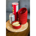 thumbnail image 3 of KIT POCILLOS P/POSTRE 6 PZAS 300 ML ROJO BOLD PATZU COZA 99189/4465, 3 of 3