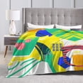 thumbnail image 4 of Throw Blanket Graffiti Abstract Texture For Couch-Ultra-Soft Micro Fleece Sofa Bed Camping Travel Blanket For Kid Baby Boys Girls Adults 50"X40", 4 of 8