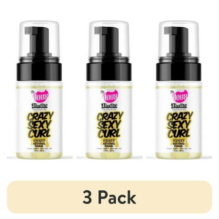 (3 pack) The Doux Bee Girl Crazy Sexy Curl Setting Foam 3.4 oz