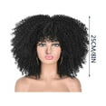 thumbnail image 2 of Dengmore Fashion Wig Curly Hair Explosion High Temperature Silk Rose Mesh Wig Full Head Cover Natural Looking Heat Resistant Fibre Wig for Daily Party Use, 2 of 4