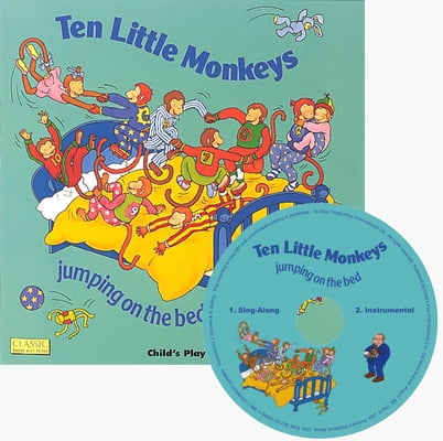 Five Little Monkeys Jumping on the Bed (Board Book) - Walmart.com