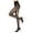 Black, variant on MeMoi Women's Sporadic Edge Nylon Net Tights - Womens - Female (Medium/Large, Nude)