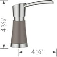 thumbnail image 3 of Blanco Artona Soap Dispenser - Truffle/Stainless Dual Finish, 3 of 7
