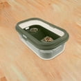 thumbnail image 3 of QUMIIRITY Tortoise Ramp 1Pack Green Plastic Turtle Tank with Ramp Access for Lizards 17.3X10.6X5.5in, 3 of 7