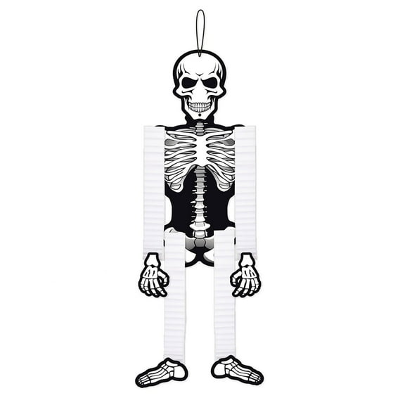 Nmdmisc Vintage Halloween Tissue Dancers - Large Witch Skull Tissue Paper Hanging Decoration - Spooky Halloween Paper Hanging Ornaments for Tree Door Wall Home Decor