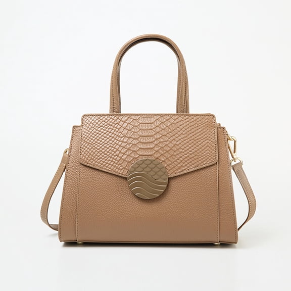 Women's Leather Handbag New Large Capacity Fashion Commuter Shoulder Messenger Bag