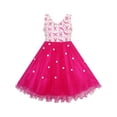 thumbnail image 1 of Flower Girls Dress Lace Pearl Dimensional Flowers Pageant Wedding Tulle 7, 1 of 5