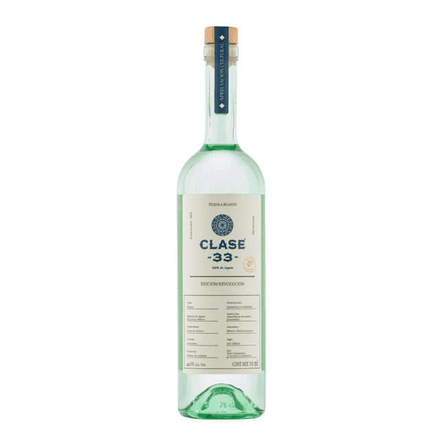 Tequila Clase 33 Edición Revolución Blanco 750 Ml Clase 33 Tequila, Blanco
