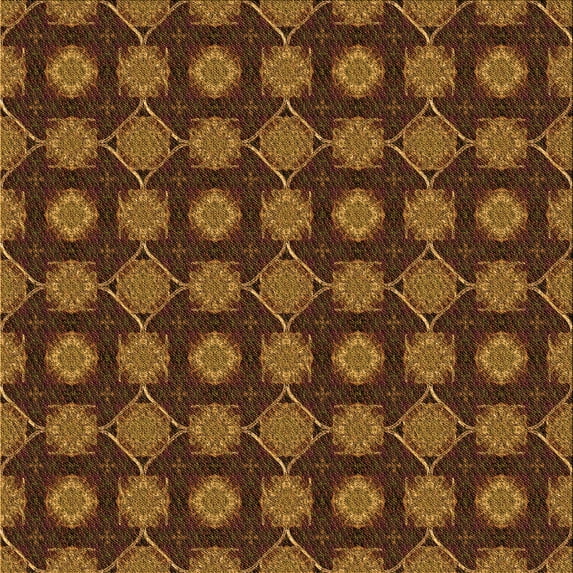 Ahgly Company Machine Washable Indoor Square Transitional Night Red Area Rugs, 5' Square