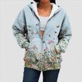 thumbnail image 6 of Kaprioy Hoodies for Women Trendy Oversized Hoodies Fleece Sweatshirts Fall Fashion Pullover Sweaters Winter Clothes with Pockets Women's Casual Long Sleeve Loose Tops Graphic Hoodies, 6 of 6